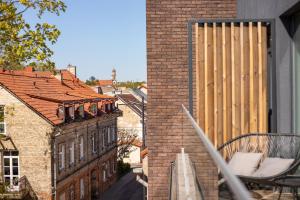 Balkón nebo terasa v ubytování Cosy Home Paupys