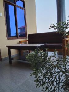 منطقة جلوس في Hotel Mirage Sauraha