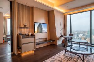 TV a/nebo společenská místnost v ubytování JW Marriott Hotel Xi'an