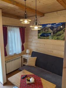 Posezení v ubytování Apartamenty i Domki Biały Dunajec