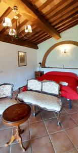 Istumisnurk majutusasutuses Borgo de' Muracci