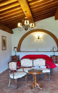 Istumisnurk majutusasutuses Borgo de' Muracci