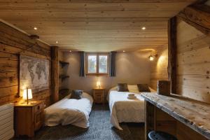 Posteľ alebo postele v izbe v ubytovaní Chalet Mollard - Happy Rentals