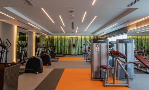 Fitness centrum a/nebo fitness zařízení v ubytování Al Khoory Courtyard Hotel