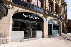 a store front of a building with a sign on it at Miller & Carter Sheffield by Innkeeper's Collection in Sheffield