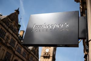 a sign for theimpresiers collection on a building at Miller & Carter Sheffield by Innkeeper's Collection in Sheffield