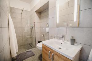 Koupelna v ubytování Guesthouse Pr'Šefu