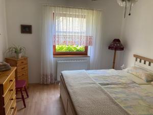 Giường trong phòng chung tại Am Steyr-Ufer