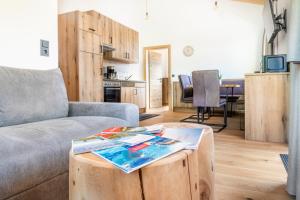 Kuchyňa alebo kuchynka v ubytovaní Appartement Bergpanorama Brandegg + 18 fotografií