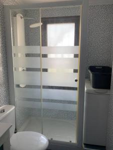 Koupelna v ubytování Estudio en El Palmar