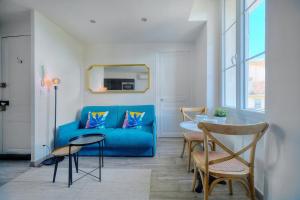 Posedenie v ubytovaní IMMOGROOM-Suquet-AC-WIFI-close to the beaches