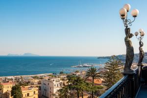 a view of the ocean from a balcony at Grand Hotel Parker's in Naples