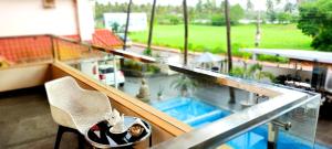 Balkón nebo terasa v ubytování Hotel Goa Continental - Baga