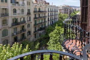 a view from the balcony of a building at ApartEasy - Modernist flat in Eixample center in Barcelona