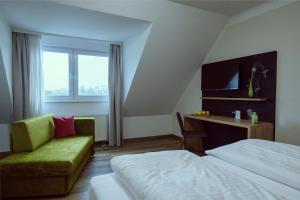Postel nebo postele na pokoji v ubytování Apfelblüte bed & breakfast 8 km vom Bodensee
