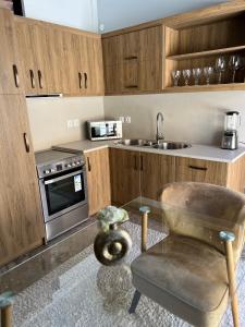 Kuchyň nebo kuchyňský kout v ubytování APARTMENT DOWNTOWN