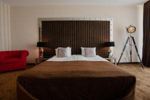 Кровать или кровати в номере Marine Residence Sea View