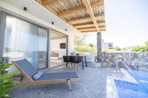 Posezení v ubytování Kaktus Suites Private Pool