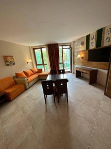 A seating area at Briz Beach apartments - section B