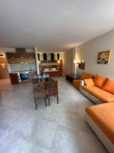 A seating area at Briz Beach apartments - section B