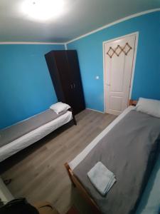 Postel nebo postele na pokoji v ubytování Apartman TATTOO R LUX