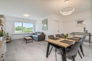 Posezení v ubytování maison des dunes + 17 fotografií