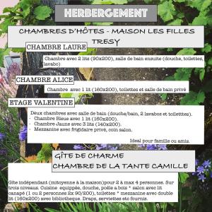 Fotografie z fotogalerie ubytování Chambres d Hôtes Les Filles Tresy v destinaci Passenans