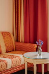 Χώρος καθιστικού στο Schlössl Hotel Kindl