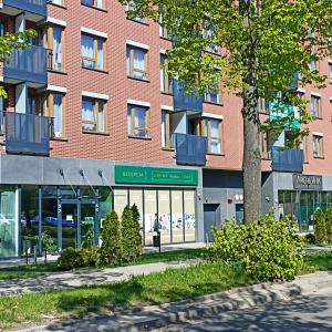 Budova, kde se aparthotel nachází