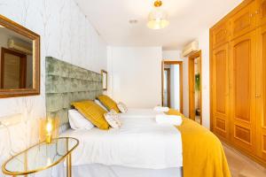 Ein Bett oder Betten in einem Zimmer der Unterkunft Terraza Larios