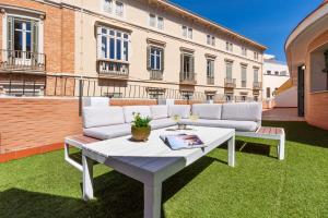 Ein Sitzbereich in der Unterkunft Terraza Larios