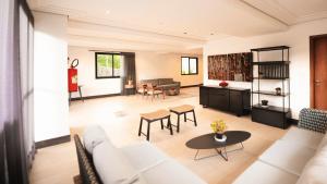 Χώρος καθιστικού στο Loft Lindo com Ar Condic, WIFI, Perto de Capivari