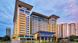 a rendering of a hotel in a city at Sunway Geo Avenue / Sunway Medical Centre / Pyramid / Lagoon in Petaling Jaya
