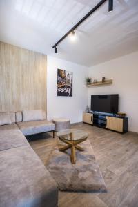 TV a/nebo společenská místnost v ubytování Apartmány Na Lánech