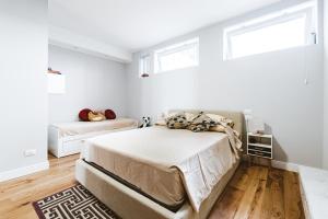 Posteľ alebo postele v izbe v ubytovaní MiCo CityLife LuxuryFlat, 100m METRO