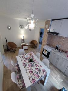 Kuchyň nebo kuchyňský kout v ubytování Apartment Barba View