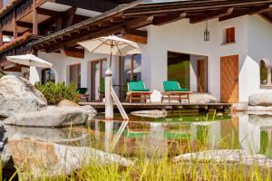Część wypoczynkowa w obiekcie Hotel Lärchenhof Natur