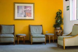 Posezení v ubytování Hotel Paquime