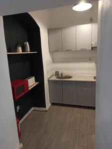 Kuchyň nebo kuchyňský kout v ubytování Arcade Apartament + 2 fotografie
