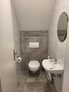 Łazienka w obiekcie Ferienwohnung Ramsbacher