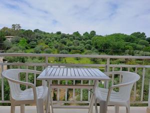 Balkon lub taras w obiekcie Evridiki Apartments