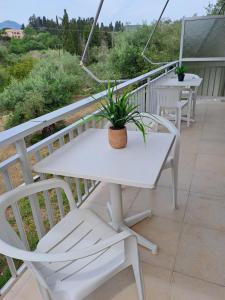 Balkon lub taras w obiekcie Evridiki Apartments