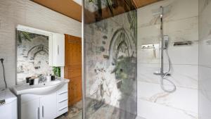 Koupelna v ubytování Ferienwohnung Xandl + 37 fotografií