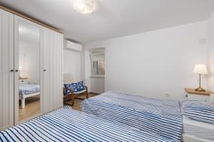 Кровать или кровати в номере Mediterranean house Markoc new renovated!