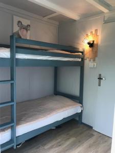 Zimmer mit Etagenbett und 2 Etagenbetten. in der Unterkunft Village Vacances aux Villages sous les Pins in Léon + 17 Fotos