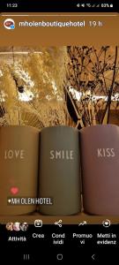 a page of a website with two books at MH Olen Boutique Hotel in Alagna Valsesia