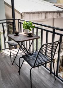 Balkón nebo terasa v ubytování Jan Hostel Central Point