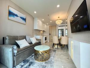 TV a/nebo společenská místnost v ubytování Copacabana luxury apartments