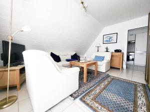 TV a/nebo společenská místnost v ubytování Friesenhain Ferienwohnungen