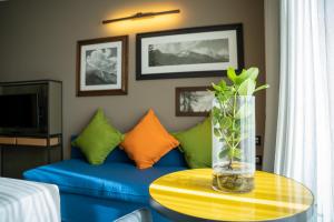 Sjónvarps- og/eða afþreyingartæki á Parc Hotel Billia
